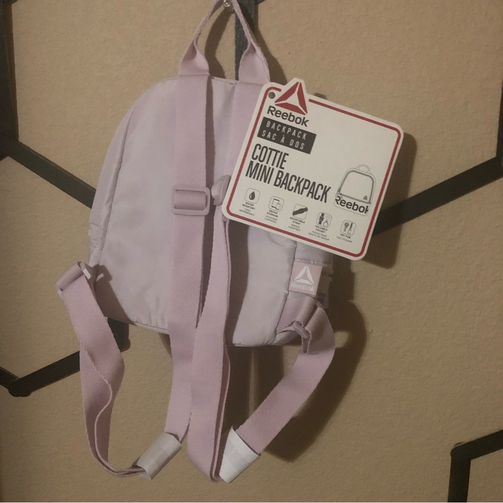 New Reebok Mini backpack lavender - Picture 3 of 6